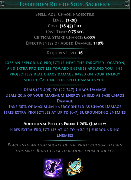 Forbidden Rite of Soul Sacrifice